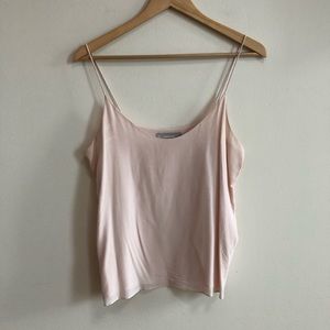 Pink everlane clean silk cami (free shipping)